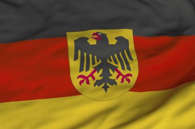 German State Flag is a tricolour consisting of three equal horizontal bands displaying the national colours of Germany: black, red, and gold