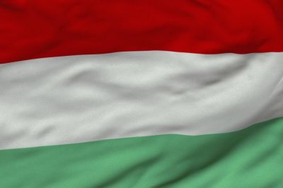 The flag of Hungary is a horizontal tricolour of red, white and green